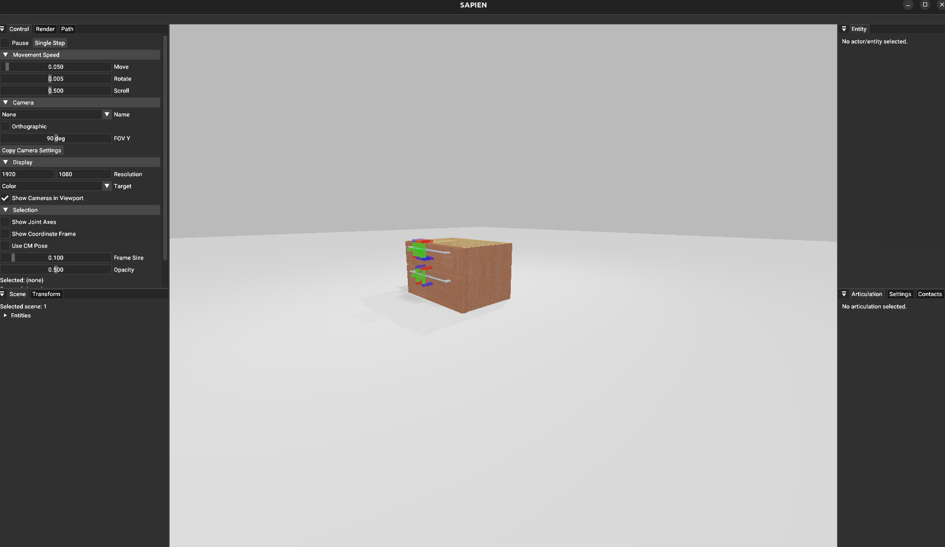 Part annotation tool interface